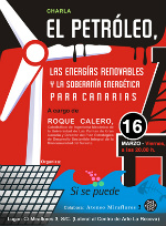 CartelCharlaRoqueCalero
