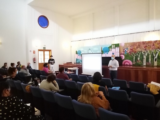 El alcalde de Buenavista del Norte, Antonio González, en la inauguración del curso.