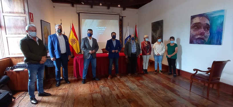 Presentación del programa de difusión con representantes institucionales y protagonistas del sector ganadero en Tacoronte.