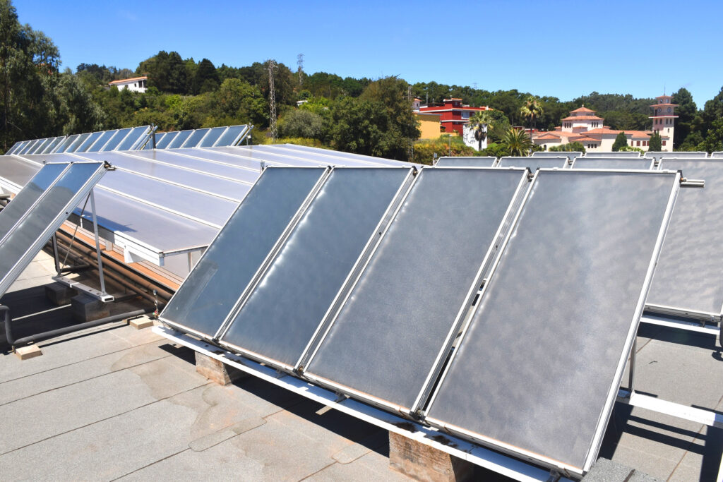 Campo fotovoltaico en La Esperanza.