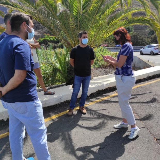 2021.10.01_Visita Ruth Acosta 02_Acceso La Rambla_AUP S J Rmbla-Sí se puede