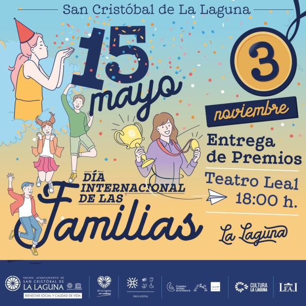 cartel gala día de las familias premios