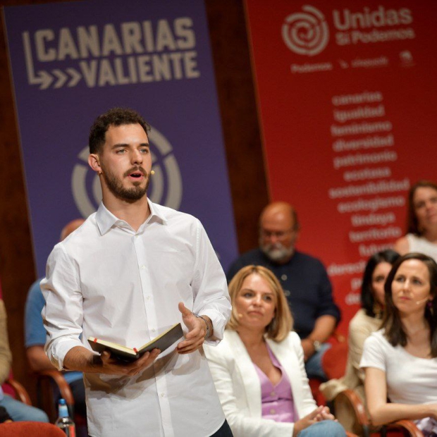 Hugo Cejas_Unidas Sí Podemos-acto Las Palmas GC